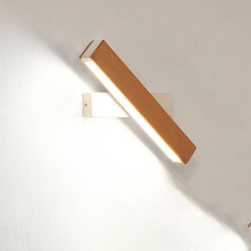 Wooden LED Wall Lamp Modern Adjustable Lighting Bar