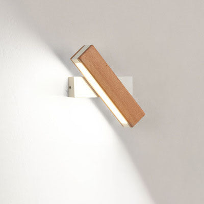 Wooden LED Wall Lamp Modern Adjustable Lighting Bar